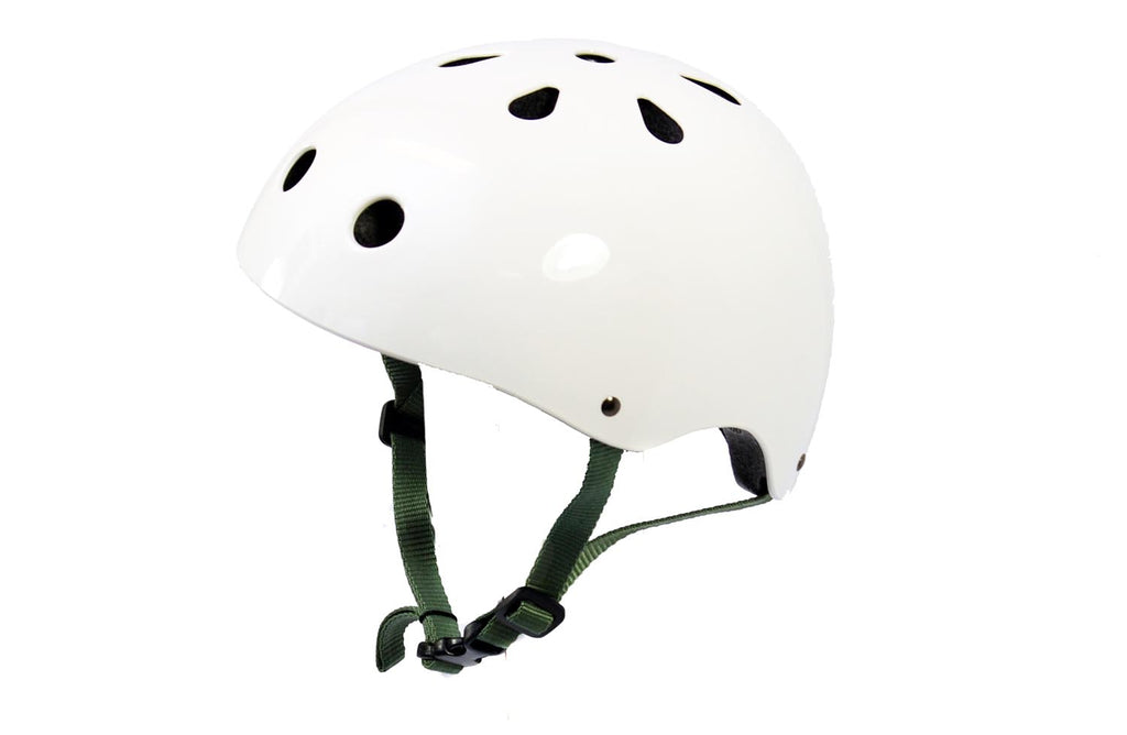 white bmx helmet