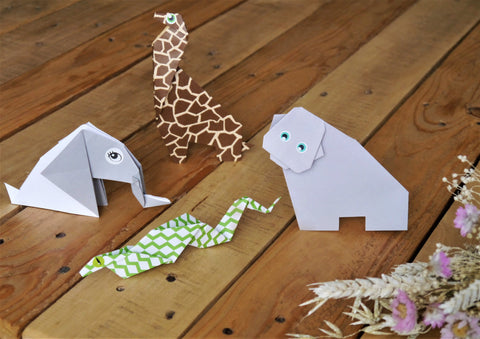 easy origami animal tutorial kit