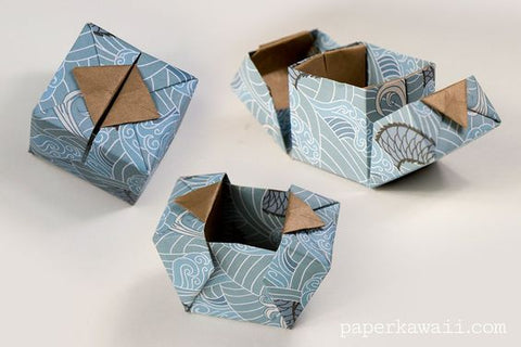 easy origami box tutorial