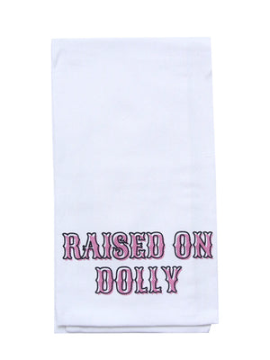 Dolly Inspired Tea Towel - Raised On Dolly - End of the Lane 