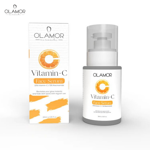 Try OLAMOR's Vitamin C Face Serum:
