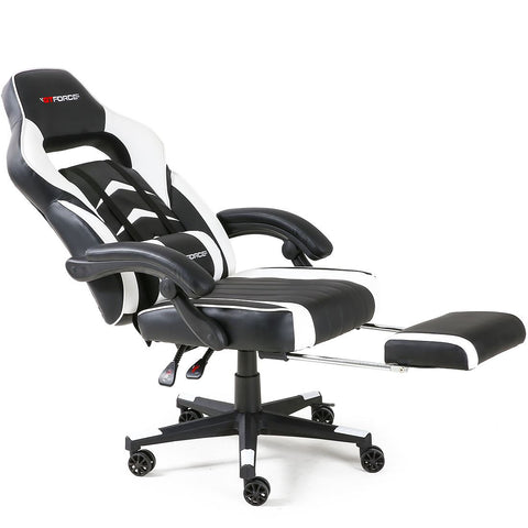 Reclining Leather Sports Racing Office Desk Chair Gaming