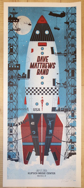 15 Dave Matthews Band Noblesville I Silkscreen Concert Poster By M Jojo S Posters