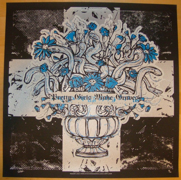 2004 pretty girls make graves uk concert poster by todd slater