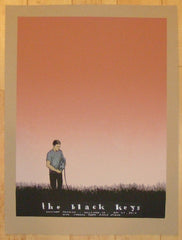 2010 The Black Keys - Hollywood I Concert Poster by Santora