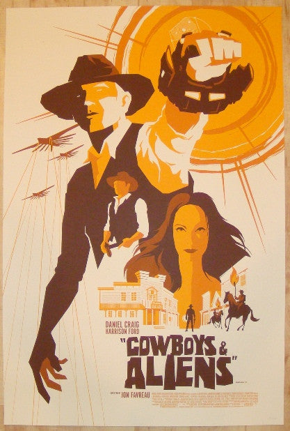 cowboys and aliens movie poster