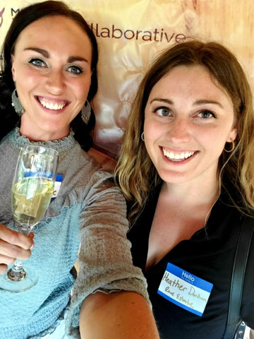 McKenzie and Heather from Rove Estate Winery at The Judgement of Michigan wine competition.