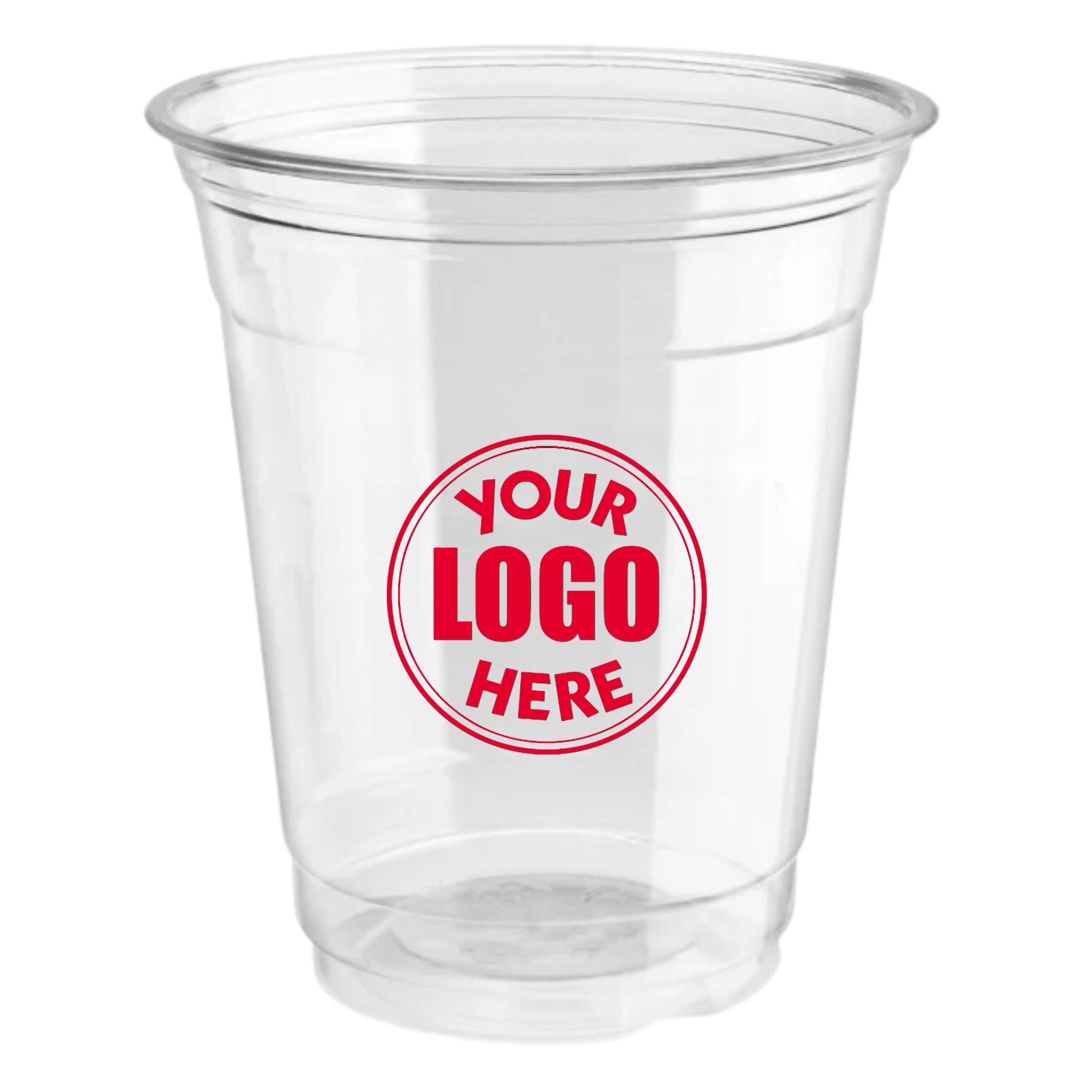  12oz Crystal Clear Plastic Cups With Dome lids and Paper Straws  - For Summary Beverage (50) : Health & Household