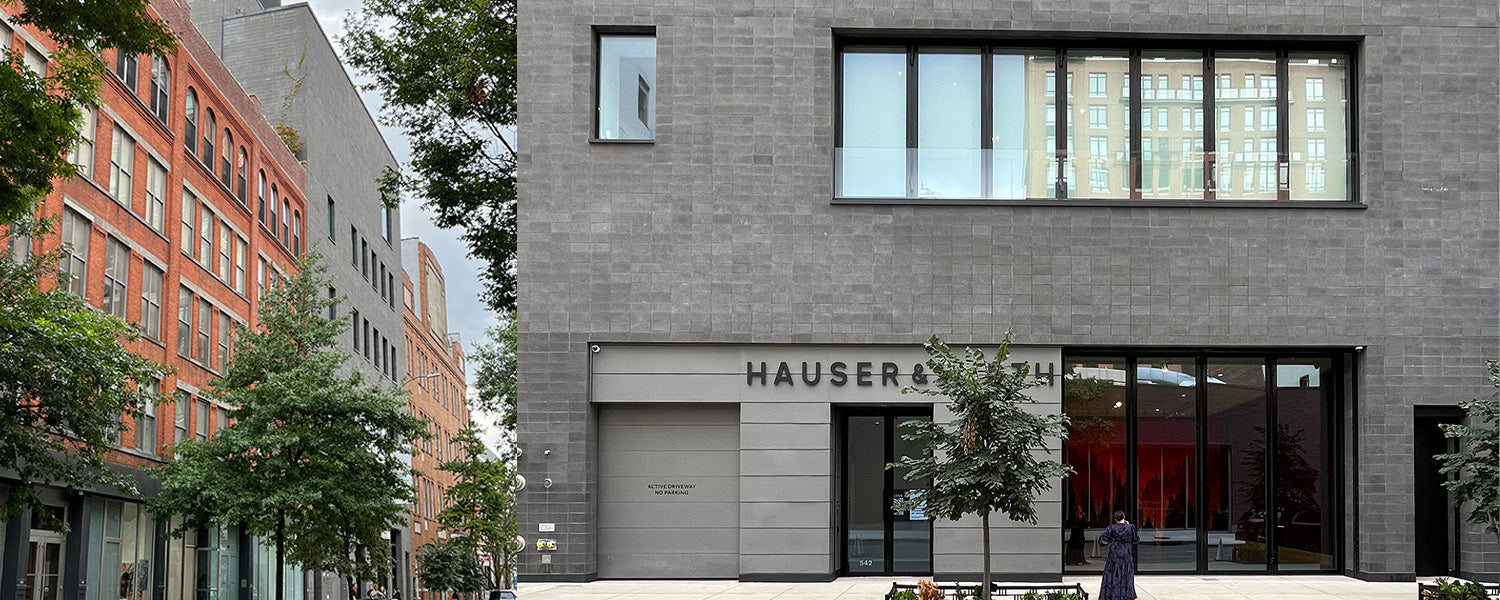 Hauser and Wirth Art Gallery in New York City.