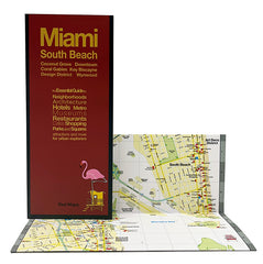 Foldout travel map of Miami.