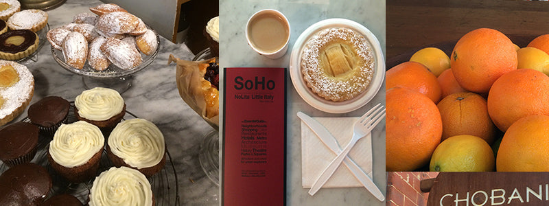 baked goods in a SoHo NYC cafe