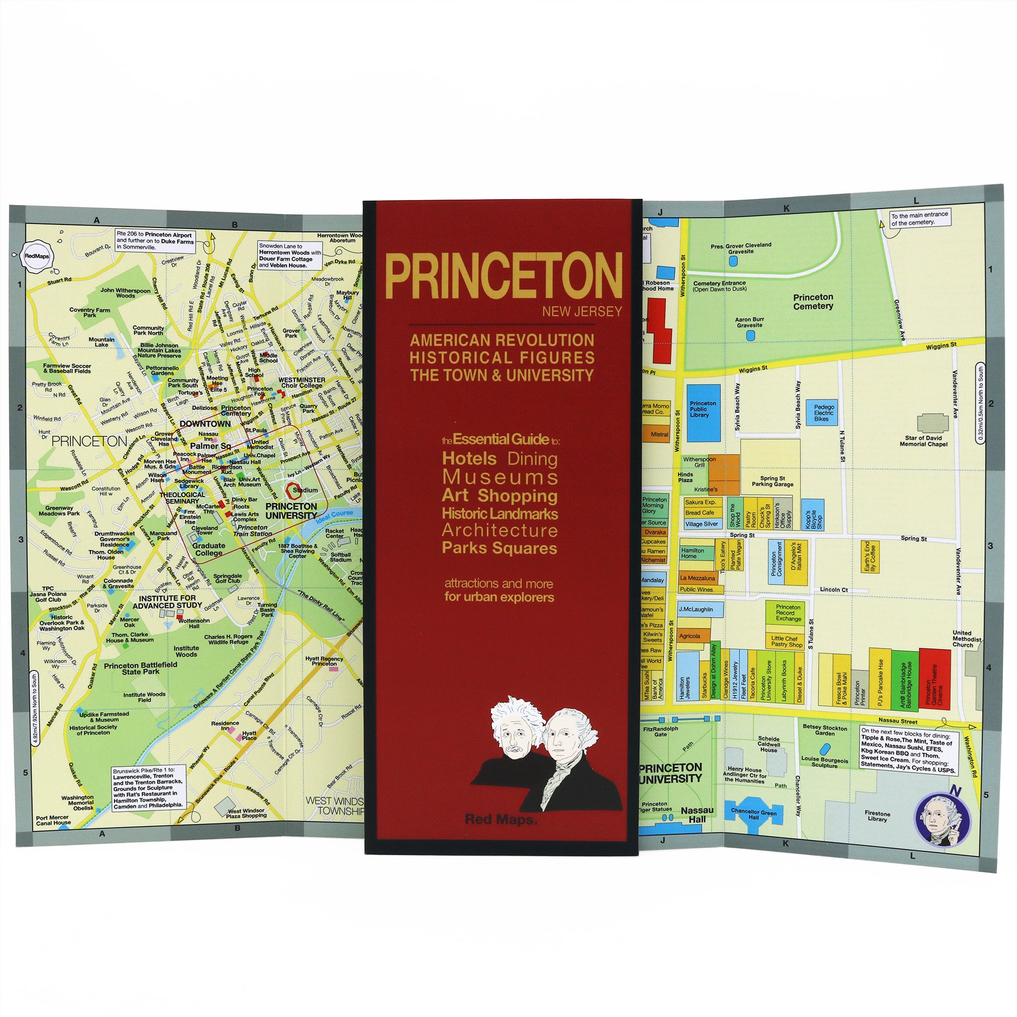 Exploring Historic Princeton New Jersey Red Maps   Princeton NJ Map 