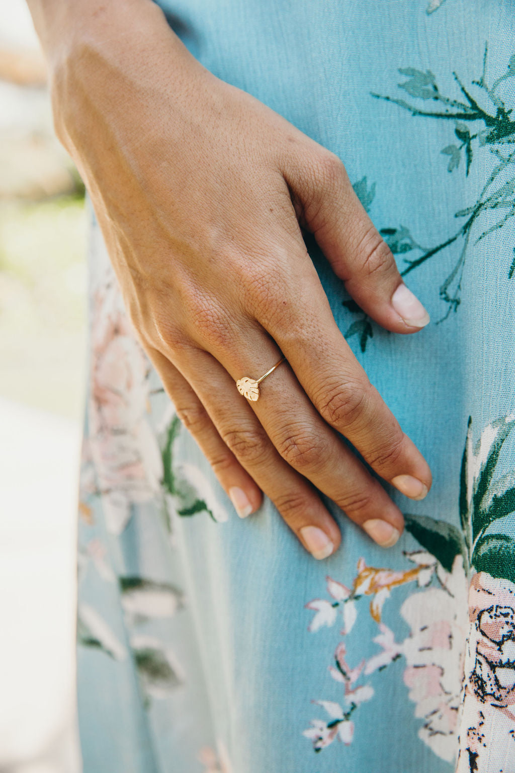 Monstera Ring-Gold - Shop Mahina