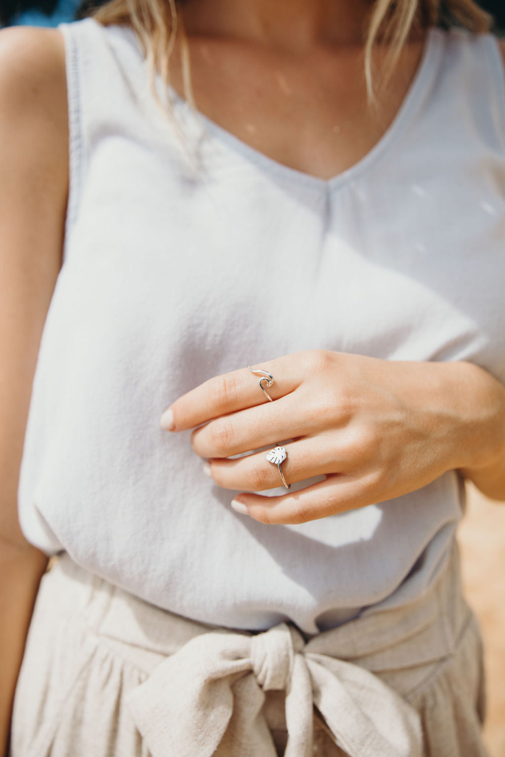 Monstera Ring-Silver - Shop Mahina