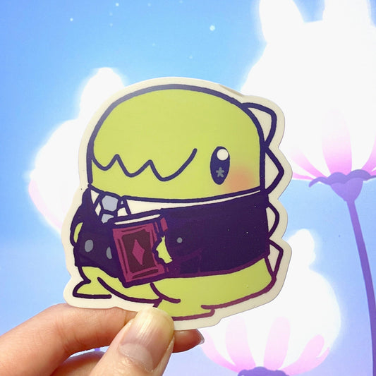 Feed Me Dino Cafe Clear Stickers