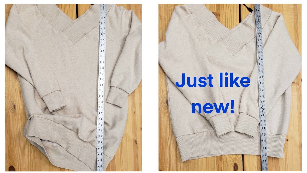 Can You Hem A Sweatshirt?