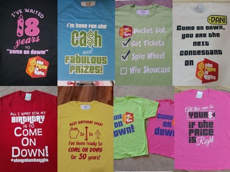 Creative And Fun Price Is Right T-Shirt Ideas