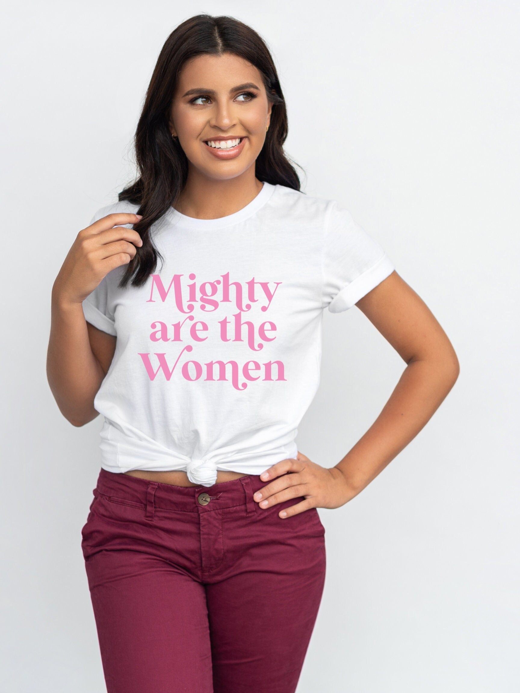 Empowerment Unleashed: Mighty Are The Women Shirt Collection