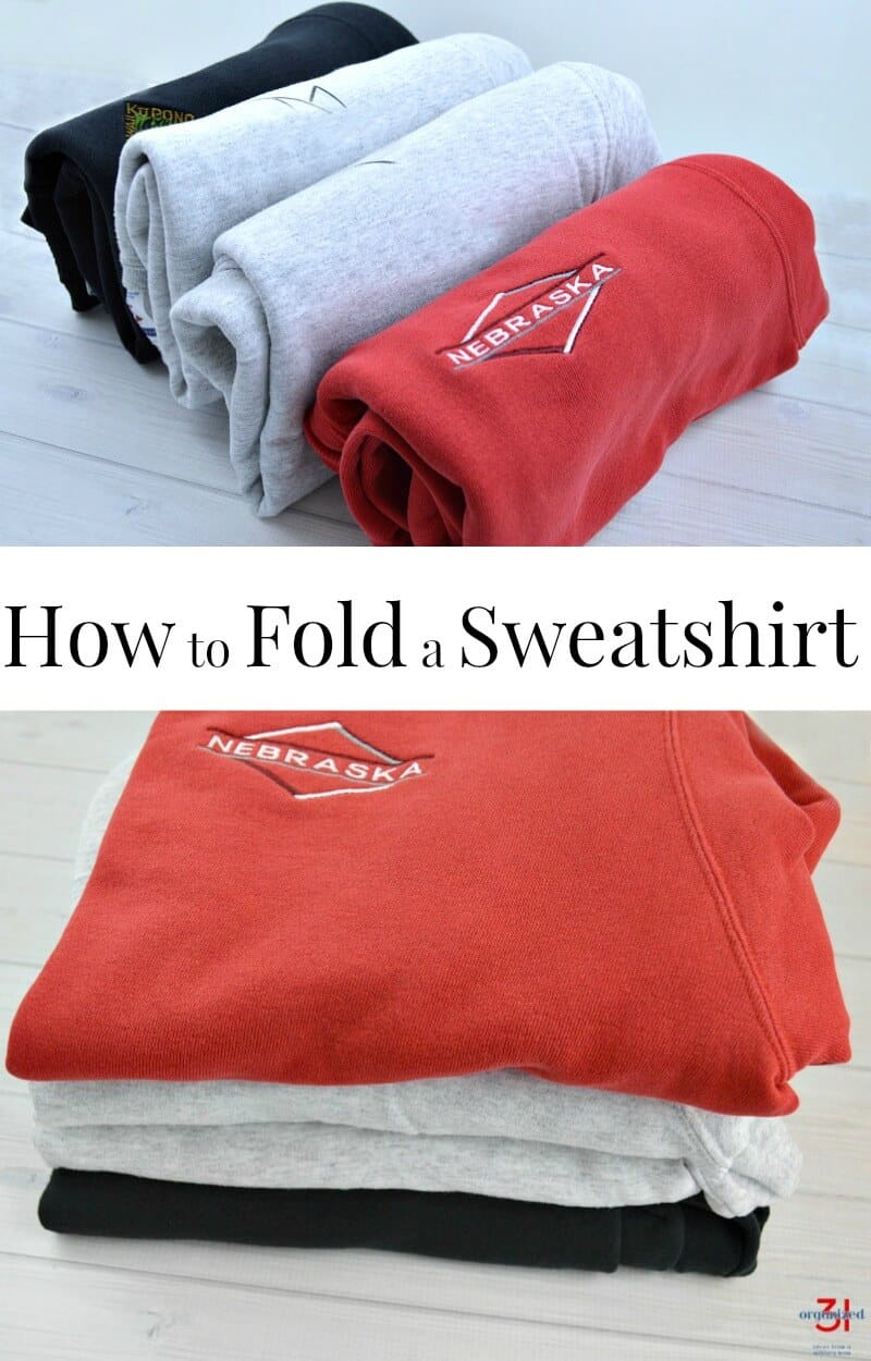 How To Fold A Sweatshirt For Packing?