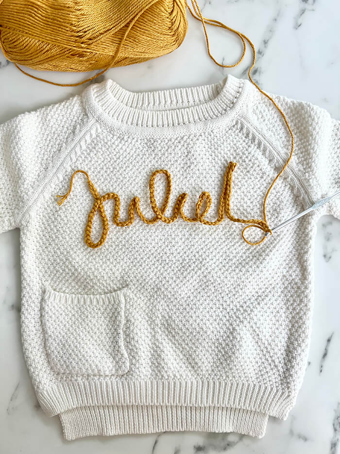 How To Make Name Sweaters?