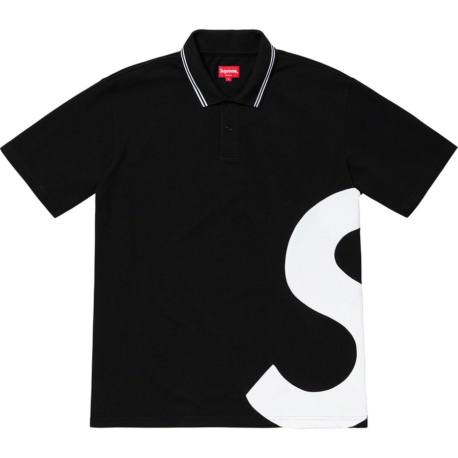 Supreme S Logo Polo - Black – Worldwide Drip