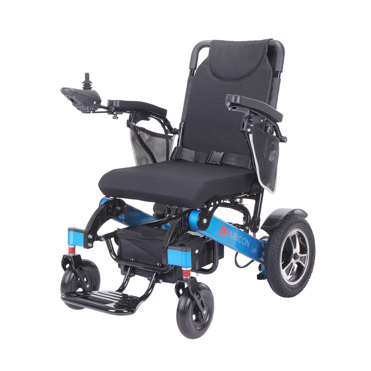 Rubicon DX14 - Longest Range Premium Electric Wheelchair for All-Terrain & Indoor Use | Foldable, Lightweight, Dual Motor Powered for Seniors