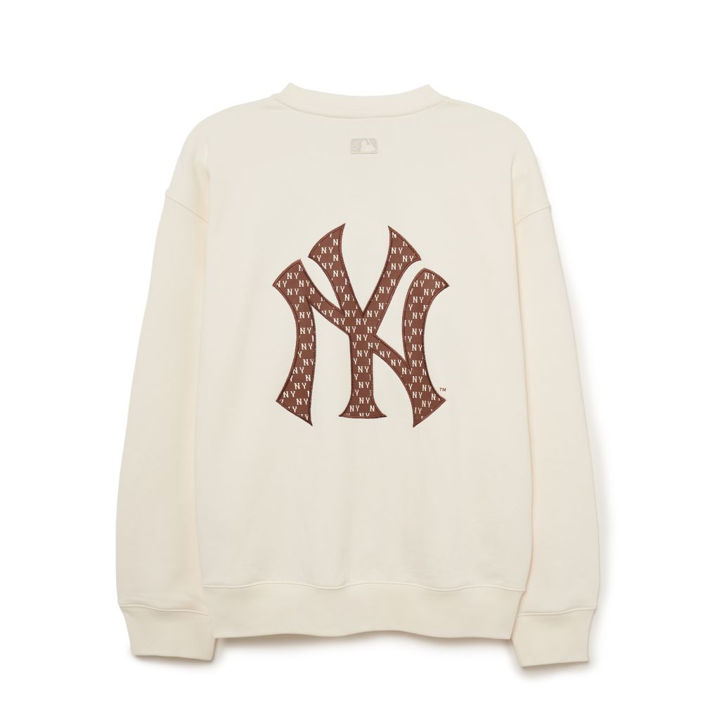 Monogram All-Over Print Tshirt - NY Yankees White