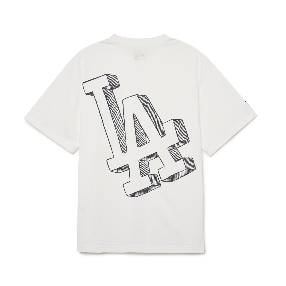 T-Shirt New Era Metalic MLB Los Angeles Dodgers - Black - men´s 