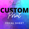Bright Swan - Custom Decal Sheet - Perfect for logo decals!