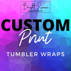 Bright Swan - Custom Tumbler Wrap