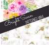 Bright Swan - Patterned Vinyl & HTV - Floral - Marble 01