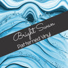 Bright Swan - Patterned Vinyl & HTV - Ink - Fantasy - Blue 09