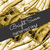Bright Swan - Patterned Vinyl & HTV - Ink - Fantasy - Gold 12