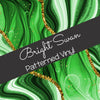 Bright Swan - Patterned Vinyl & HTV - Ink - Fantasy - Green 05