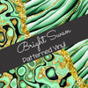 Bright Swan - Patterned Vinyl & HTV - Ink - Fantasy - Green 07