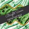 Bright Swan - Patterned Vinyl & HTV - Ink - Fantasy - Green 12
