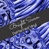 Bright Swan - Patterned Vinyl & HTV - Ink - Fantasy - Sapphire 07