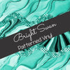 Bright Swan - Patterned Vinyl & HTV - Ink - Fantasy - Turquoise 04