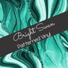 Bright Swan - Patterned Vinyl & HTV - Ink - Fantasy - Turquoise 05