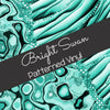 Bright Swan - Patterned Vinyl & HTV - Ink - Fantasy - Turquoise 07