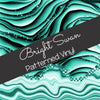 Bright Swan - Patterned Vinyl & HTV - Ink - Fantasy - Turquoise 10