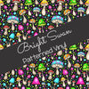 Bright Swan - Patterned Vinyl & HTV - Mushrooms 01