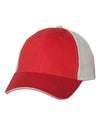 Bright Swan - Valucap - Sandwich Trucker Cap - S102 - Red/White - ends Monday overnight - ready to ship Friday