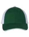 Bright Swan - Valucap - Sandwich Trucker Cap - S102 - Dark Green/White - ends Monday overnight - ready to ship Friday