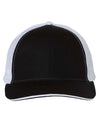 Bright Swan - Valucap - Sandwich Trucker Cap - S102 - Black/White - ends Monday overnight - ready to ship Friday