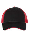 Bright Swan - Valucap - Sandwich Trucker Cap - S102 - Black/Red - ends Monday overnight - ready to ship Friday