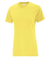 Bright Swan - ATC Cotton Ladies Tee - ATC1000L - Yellow