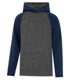 Bright Swan - ATC DYNAMIC FLEECE TWO TONE HOODIE - YOUTH - Y2047 - Charcoal/Navy