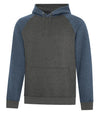 Bright Swan - ATC Esactive Vintage Two-Tone Hoodie - F2044 - Navy Heather/Charcoal Heather