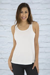 Bright Swan - ATC Eurospun Ring Spun Ladies Tank - ATC8004L - White